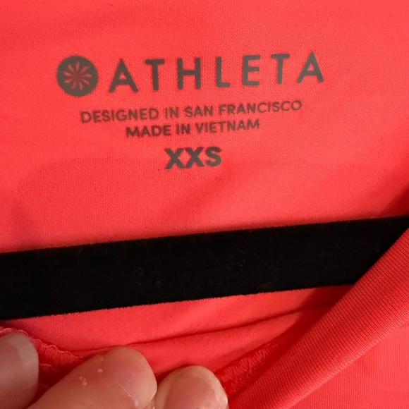 Athleta Sunlover UPF 50+ Tulip Back Long Sleeve Top in pink - Picture 3 of 4